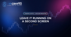 Leave it running on a second screen · A second monitor · MyCryptoParadise. Education only, not financial advice.