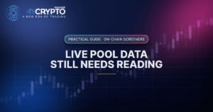 Live pool data still needs reading · On-chain screeners · MyCryptoParadise. Education only, not financial advice.