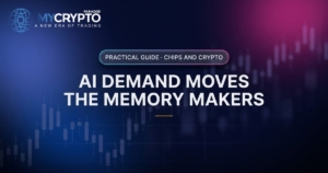 AI demand moves the memory makers · Chips and crypto · MyCryptoParadise. Education only, not financial advice.