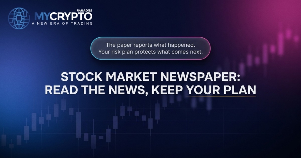 Stock market newspaper: read the news, keep your plan · MyCryptoParadise