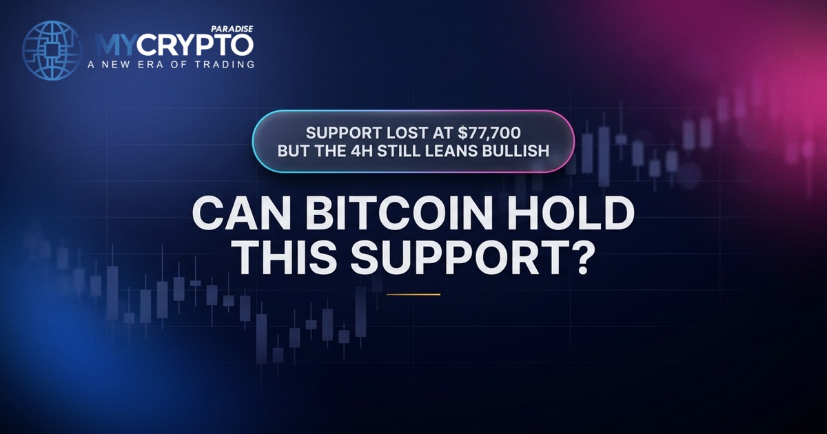 Can Bitcoin Hold This Support? · MyCryptoParadise