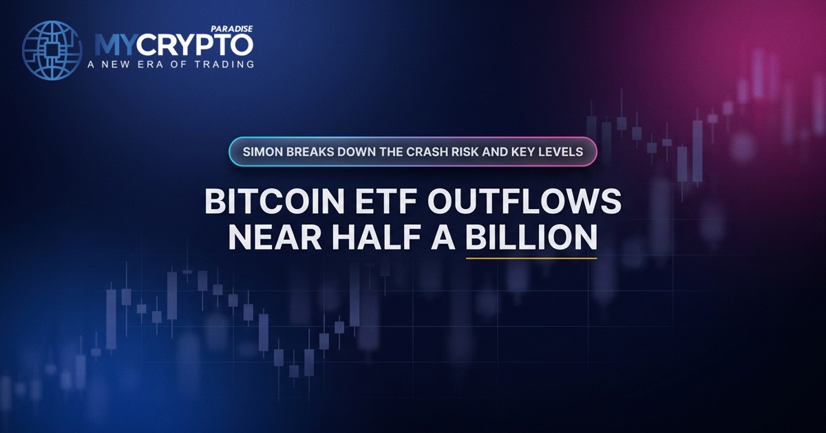 Bitcoin ETF Outflows Near Half A Billion · MyCryptoParadise