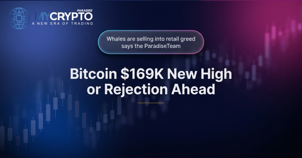 Bitcoin $169K New High or Rejection Ahead · MyCryptoParadise
