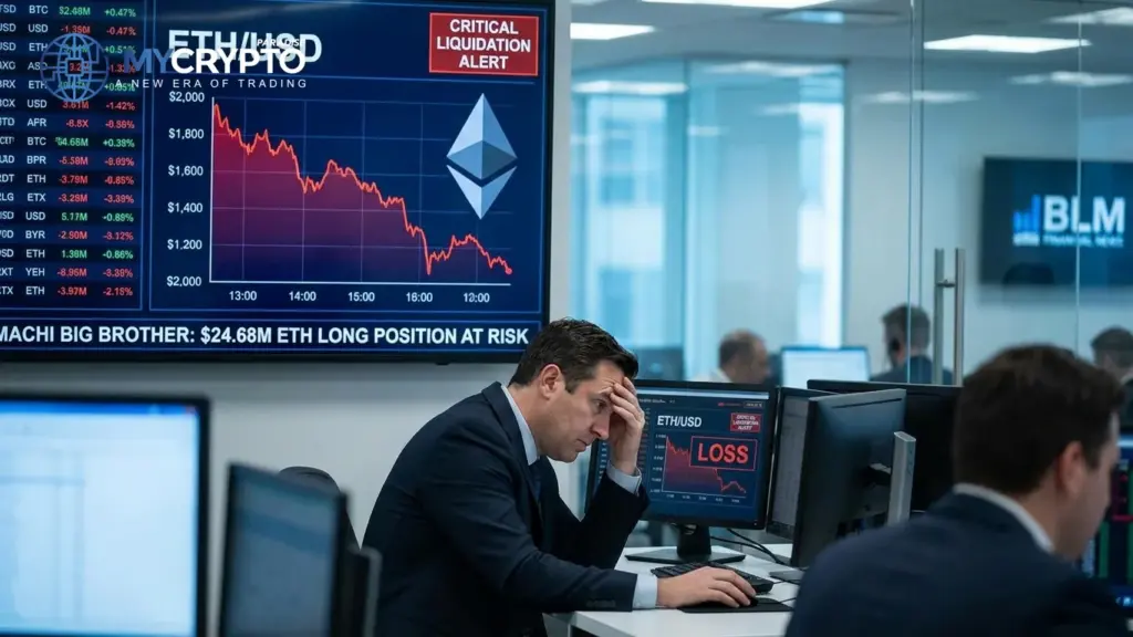 Machi Big Brother's $24.68M ETH long nears critical liquidation