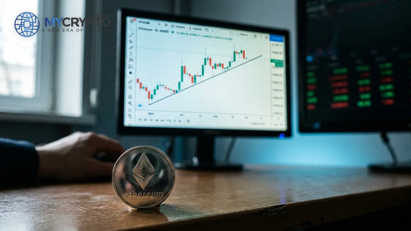 Ethereum holds the trendline it broke against Bitcoin