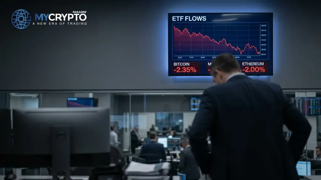Bitcoin and Ether ETFs bleed $549M as ETH outflows near $1B