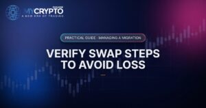 Verify swap steps to avoid loss · Managing a migration · MyCryptoParadise. Education only, not financial advice.