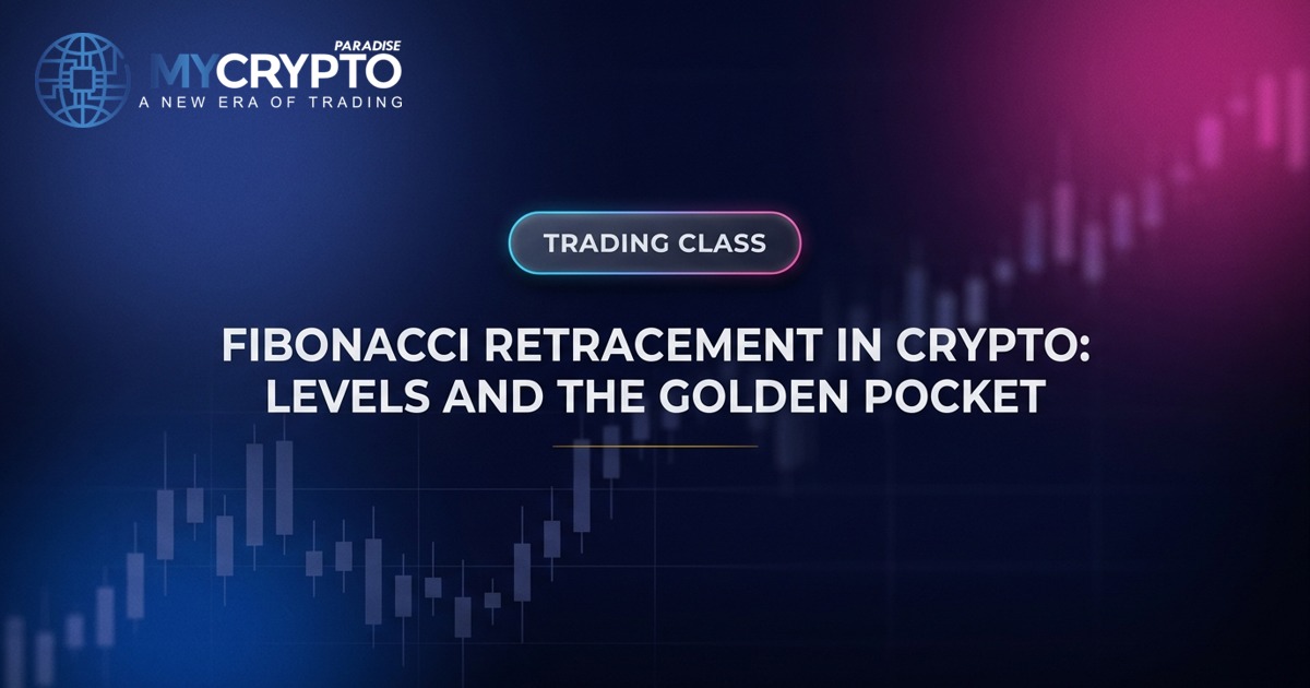 Fibonacci Retracement in Crypto: Levels and the Golden Pocket · MyCryptoParadise