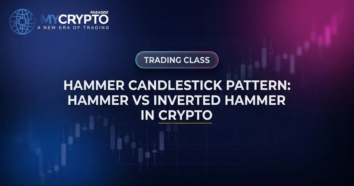 Hammer Candlestick Pattern: Hammer vs Inverted Hammer in Crypto · MyCryptoParadise