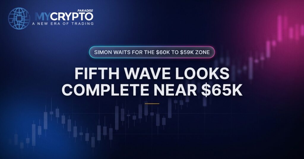 Fifth Wave Looks Complete Near $65K · MyCryptoParadise