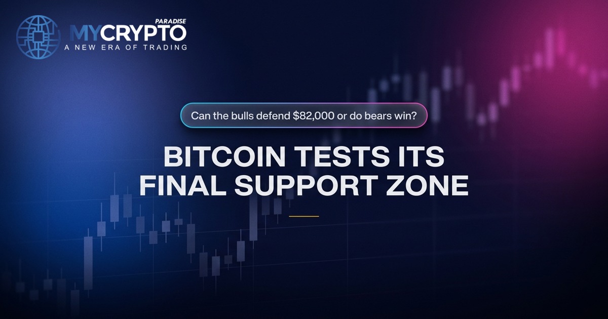 Bitcoin Tests Its Final Support Zone · MyCryptoParadise
