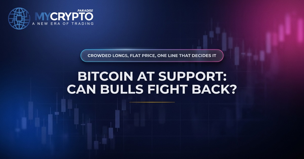Bitcoin at Support: Can Bulls Fight Back? Simon’s Read